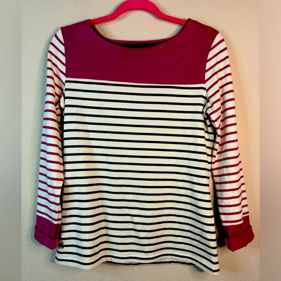 Joules Mariner Grade Multi Color Nautical Harbor Top - Picture 1 of 5
